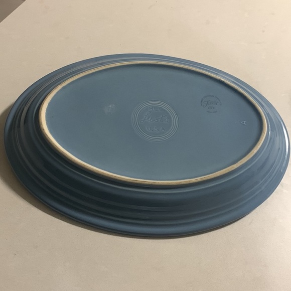 FIESTA Serving Plate Blue 9.6” by 13.5” - Picture 5 of 11